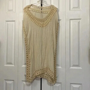 Beach cover tunic dress top shirt